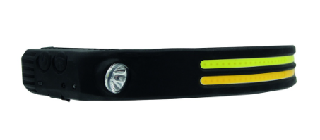 Linterna de cabeza LED COB con sensor 6W. Mod. 201805010