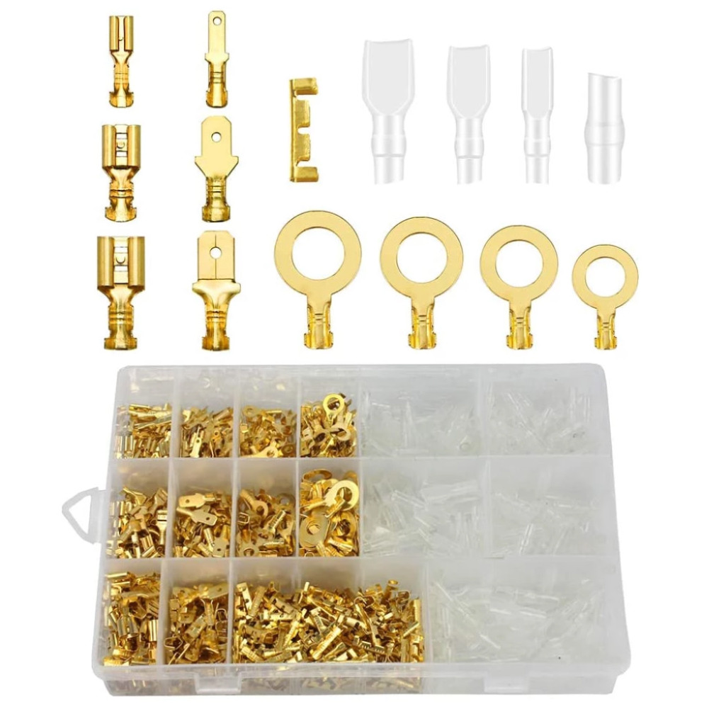 [57048BENU] Caja terminales sin aislar + fundas 1000 unidades. Mod. 57048B