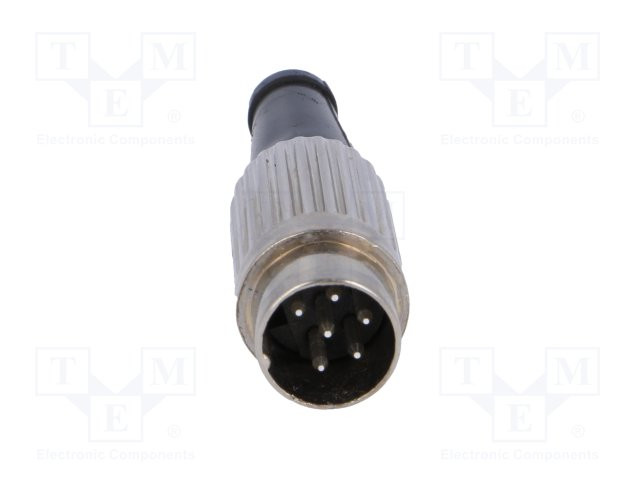 Conector Din macho 6 pin  240º 34V. Mod. 610-0600