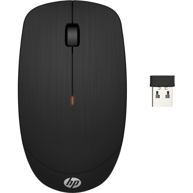 MOUSE RATON HP OPTICO WIRELESS INALAMBRICO X200 NEGRO. Mod. 6VY95AA