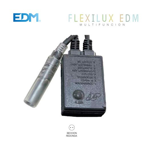 [71909DIM] PROGRAMADOR TUBO FLEXILUZ 45M 2 VIAS IP44 EDM. MOD. 71909
