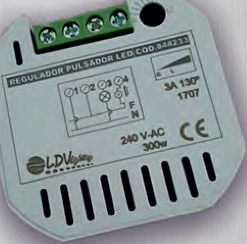 [844233LED] Regulador Pulsador LED LR-01 300W