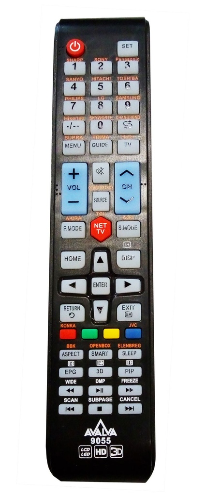 Mando a distancia TV universal programable. Mod. 9055