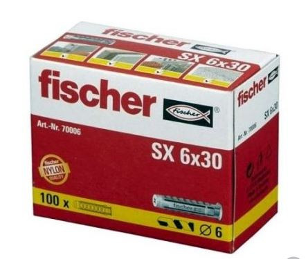 [96056ELK] Taco Fischer SX 6x30 - caja 100 unidades. Mod. 96056