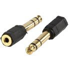 Adaptador jack 3.5mm hembra stereo a jack 6.3mm macho stereo