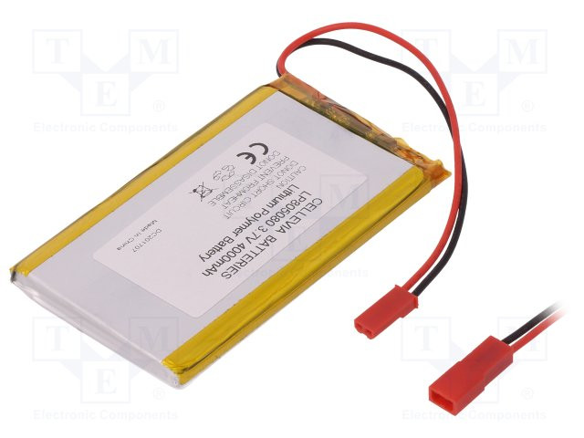 Batería Li-Po 3,7V 4000mAh 8,5x50,5x80,5mm. Mod. LP805080