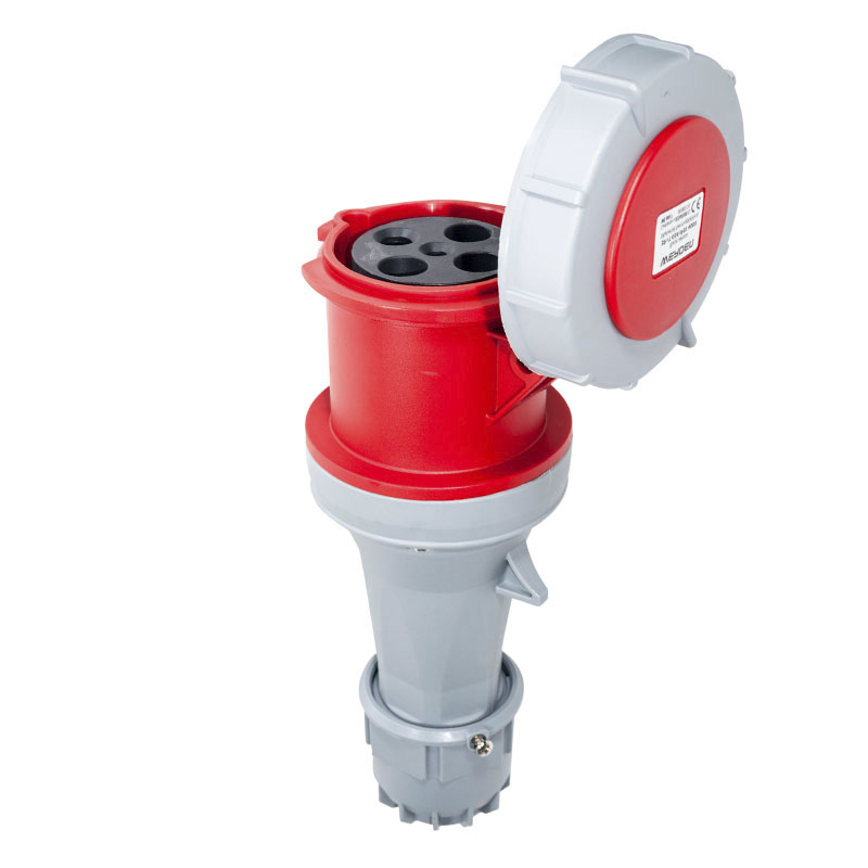 Base industrial aérea 3P+TT 63A IP67. Mod. WE-8077