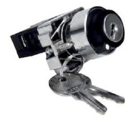 [ASB2BG33] Selector manija corta 3 posiciones con llave 2 NO. Mod. ASB2BG33
