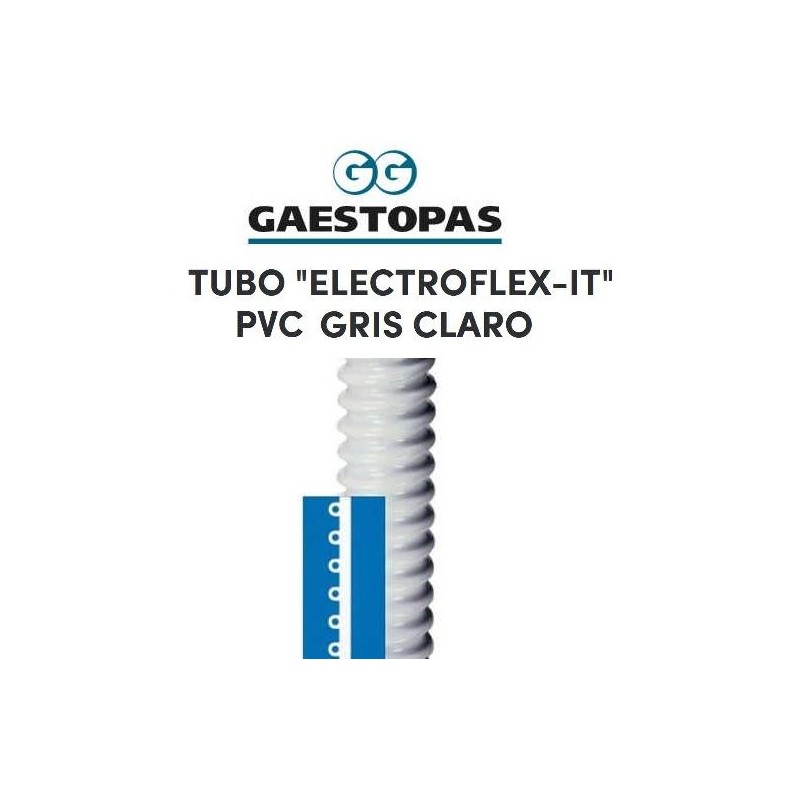[92525000] Tubo electroflex-it M25 gris PVC. Mod. 925.2500.0