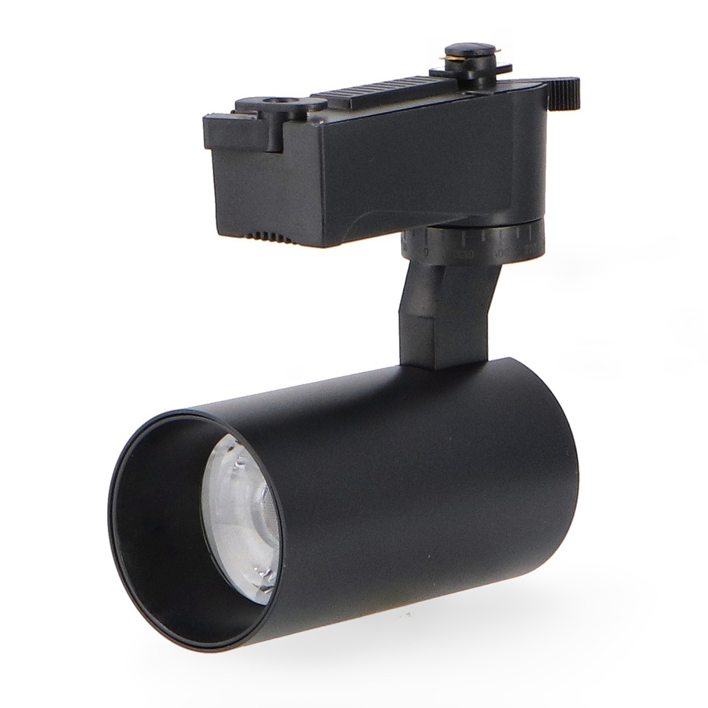 [LM3168] Foco Led Para Carril Negro Berna 12W Monofásico Cct. Mod. LM3168