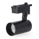 Foco Led Para Carril Negro Berna 12W Monofásico Cct. Mod. LM3168