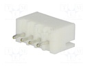 Conector conducto-placa macho XH 2,5mm PIN:4 THT 250V. Mod. B4B-XH-A