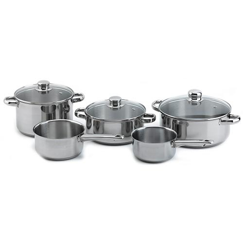 bateria de cocina 5 piezas ALZA MOD: BASIC