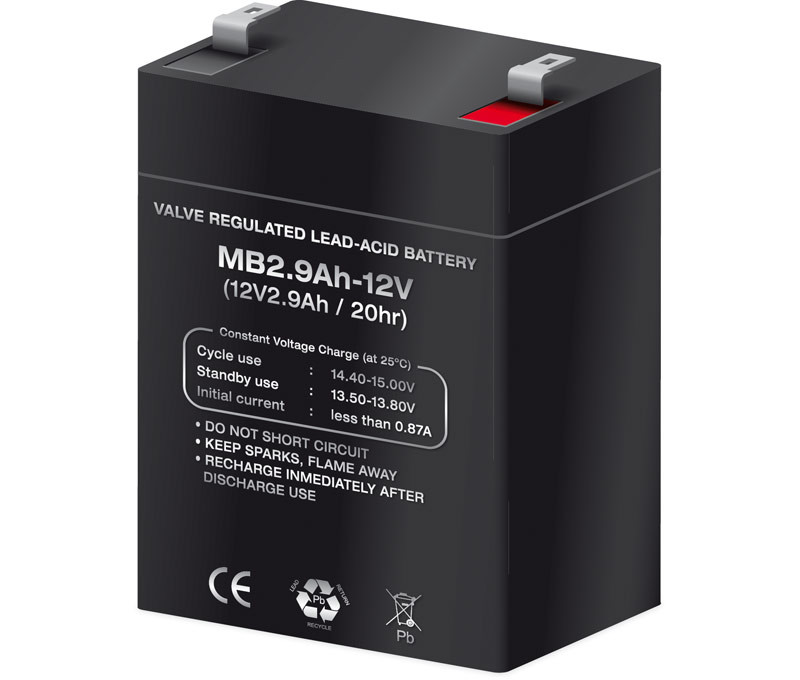 Batería plomo 12,0V/2,9Ah. Mod. BAT309