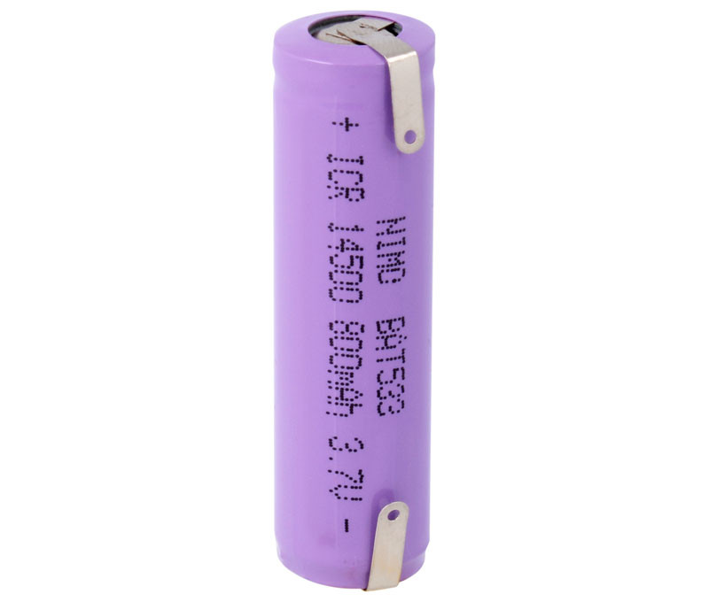 Batería recargable Li-Ion IRC14500, Con cto. de control. Mod. BAT533