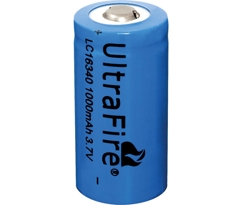 Batería recargable Li-Ion LC16340, SIN cto. de control. Mod. BAT547