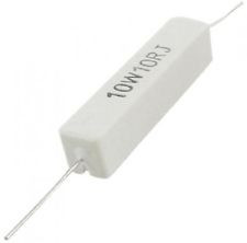 Resistencia cementada axial de 10W 10 ohmios BC10W10