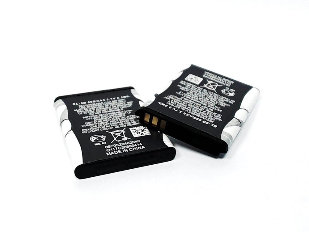 Bateria Nokia BL-5B 6020/5200/5300/3220/5140 890mAh Li-ion. Mod. BL5C