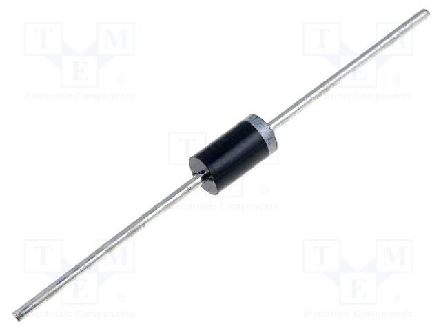 Diodo rectificador 6A 1kV DO27 THT. Mod. 6A10GS-YAN