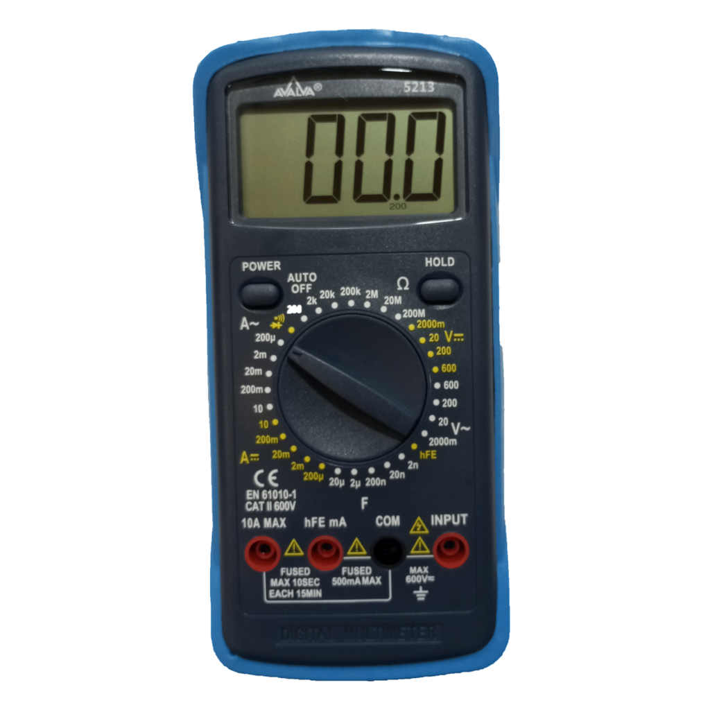 Multímetro digital CAT II 600V. Mod. 5213