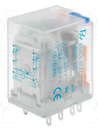 Relé electromagnético 24VDC 2ctos 10A. Mod. LB2HN-24DTS