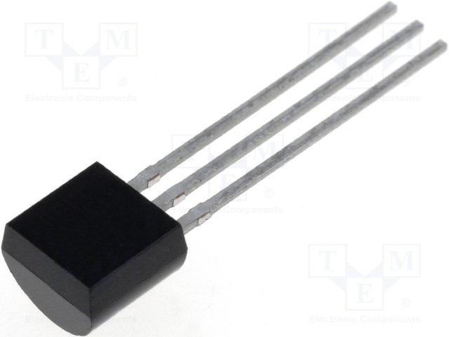 Triac 600V 1A 3/7mA THT sensitive gate 4Q TO92. Mod. BT131-600