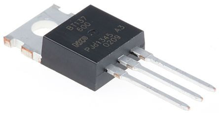 Triac 8A 600V TO-220AB. Mod. BT137-600