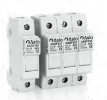 Portafusibles tipo C 1P 32A 10x38mm. Mod. ASGF132