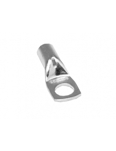 Terminal tubular de pala para cobre 10mm2 M6. Mod. AST1006