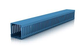 [WE7610] Canal ranurado azul 40x60 2 METROS. Mod. CANRANAZ4060