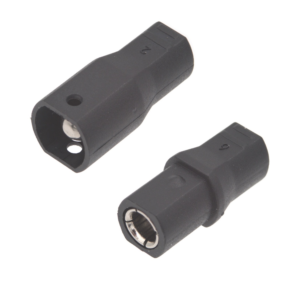 Pack Conectores Macho/Hembra Bala 4.0 mm SH4.0 [45A]. Mod. AM-SH4.0U-P