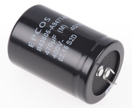 [CE47040035X50PCE] Condensador electolítico snapin 470uF 400V 35X50
