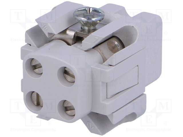 Conector hembra CK/MK 4PIN 21.21 10A 250V. Mod. CKF03