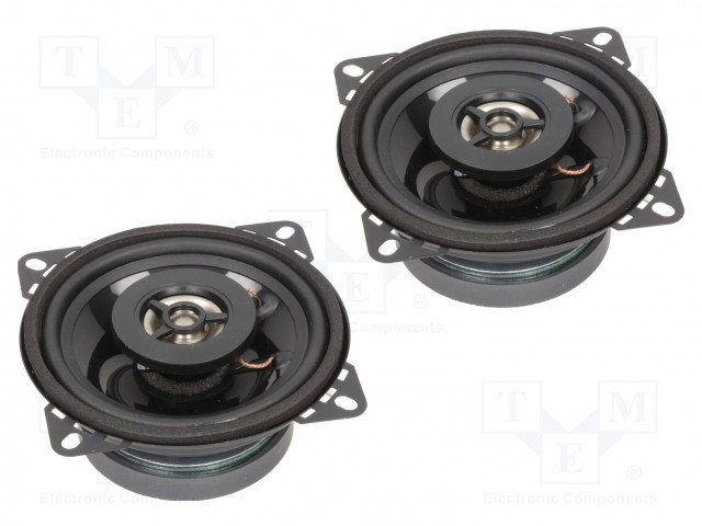 Pareja altavoces coche 2 vías 100mm 100W 4Ω CL Italia. Mod. CL-018100