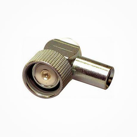 Conector CN (DV) acodado para soldar RG-58 PRESIDENT. Mod. CNPEI