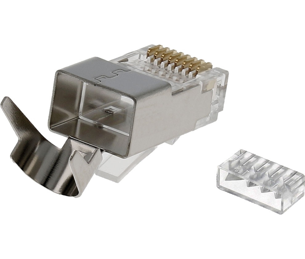 Conector RJ45 Cat.7 UTP/FTP macho crimpar. Mod. CON1151