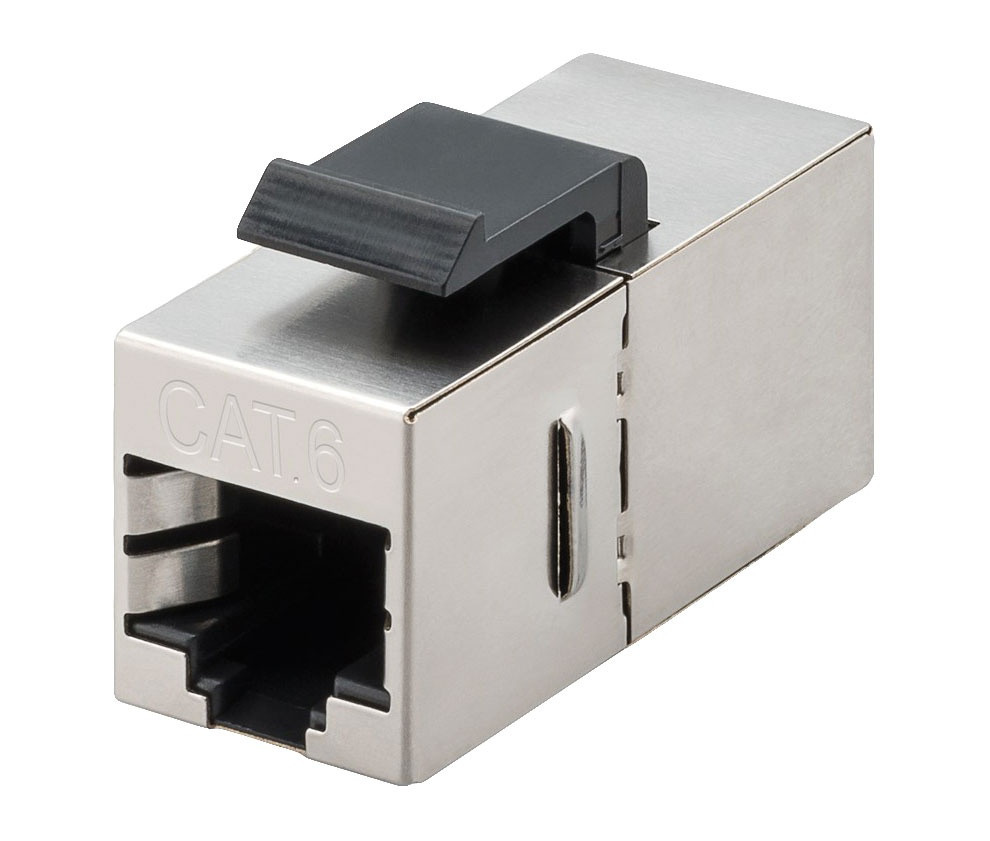 Adaptador hembra hembra RJ45 cat6 FTP keystone. Mod. CON1166