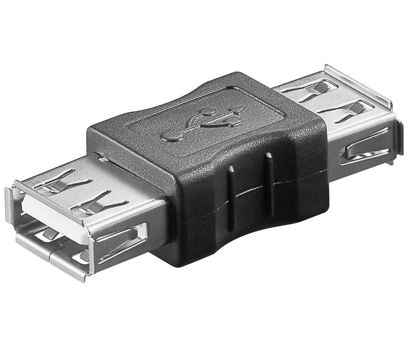 Adaptador USB-A hembra a USB-A hembra