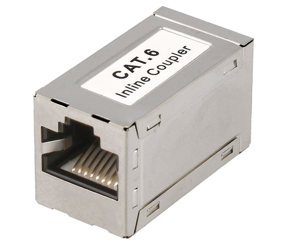 [CON930ELM] Adaptador inline coupler RJ45 CAT6 FTP H-H. Mod. CON929