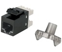 Conector Keystone RJ45 Cat6 UTP hembra panel Tool-less 180º. Mod. CON935