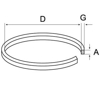 Correa plato giradiscos Sanyo. Mod. CP001