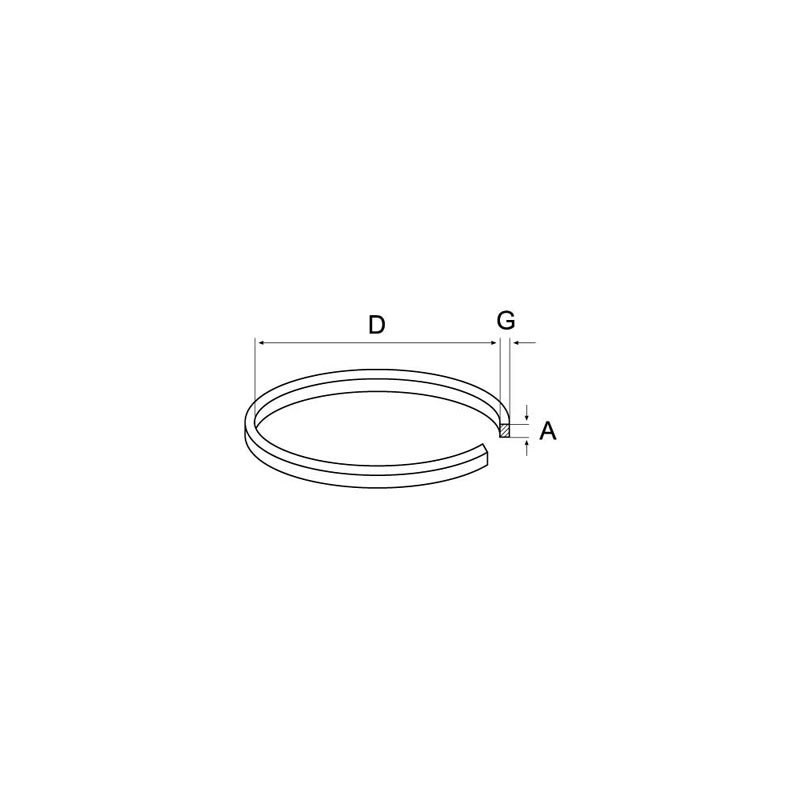 [CP005ELM] Correa plato giradiscos BSR. Mod. CP005