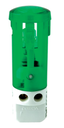 Piloto led verde 12V diam 12.5mm Delec. Mod. D222V12LB