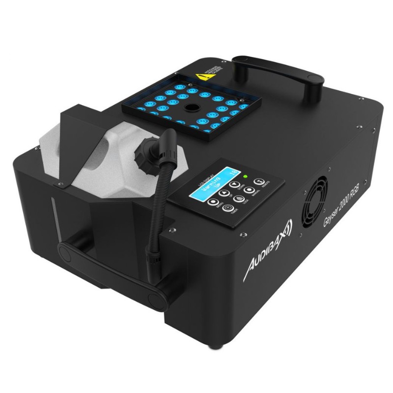 Máquina de Humo Profesional LED 2000W Audibax. Mod. GEYSER 2000 RGB