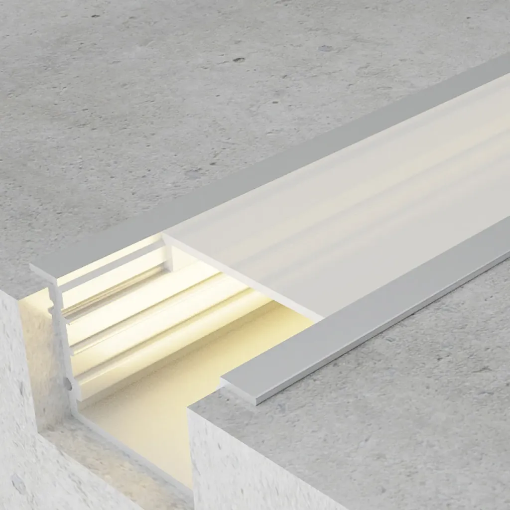 [LM3781] Perfil de Aluminio Oreb - 2 Metros. Mod. LM3781