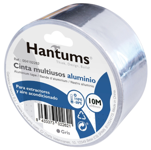 Cinta multiusos de Aluminio 50mm 10M. Mod. 004102262