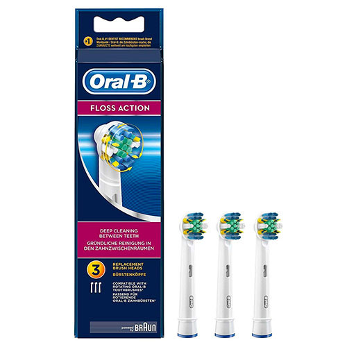 PACK DE 3 CEPILLOS FLOSS ACTION ORAL B. Mod. EB25/3