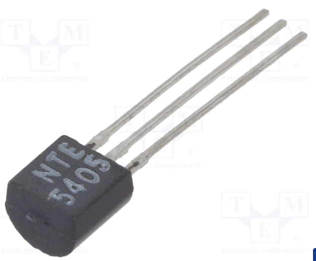 Tiristor 400V 0,8A 0,2mA TO92 THT. Mod. NTE5405