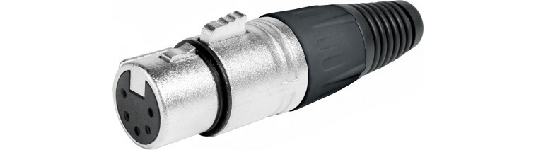 Conector XLR hembra de 5 pines EQ9008