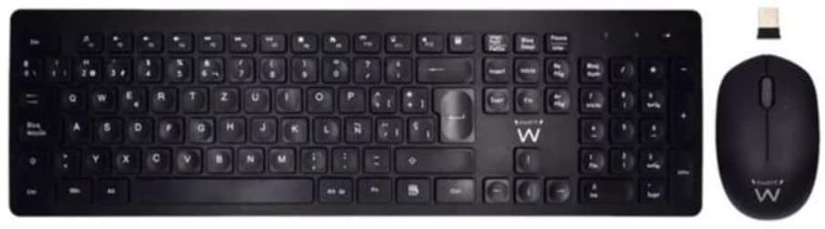 [EW3256MEG] Kit teclado + ratón inalámbrico multimedia Ewent Mod. EW3256